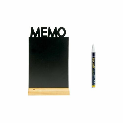Tavle Securit Memo Med støtte 34,5 x 21 x 6 cm