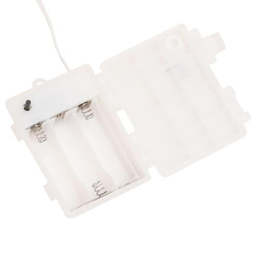 Juledekoration med LED-lys 3 stk. foldbar gul
