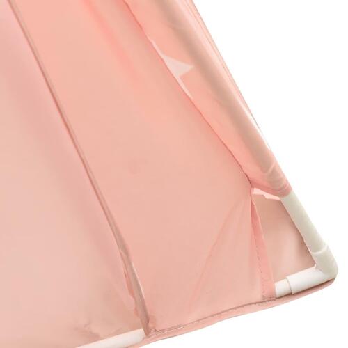 Tipi til børn 115x115x160 cm med bærepose polyester lyserød