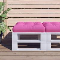 Pallehynde 60x60x12 cm stof pink