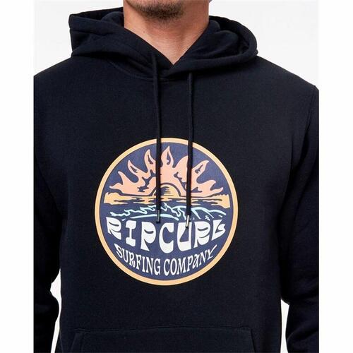 Hættetrøje til Mænd Rip Curl Tobar Sort L
