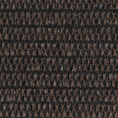 Altanafskærmning 120 × 600 cm i HDPE - brun