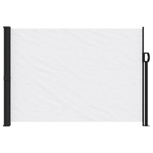 Sammenrullelig sidemarkise 140x300 cm hvid