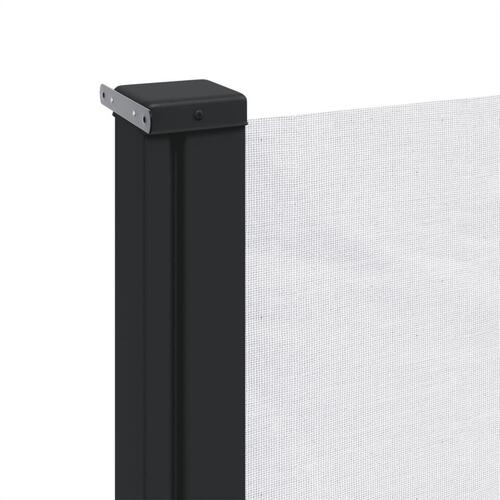 Sammenrullelig sidemarkise 140x300 cm hvid
