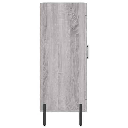 Skænk 69,5x34x90 cm konstrueret træ grå sonoma-eg