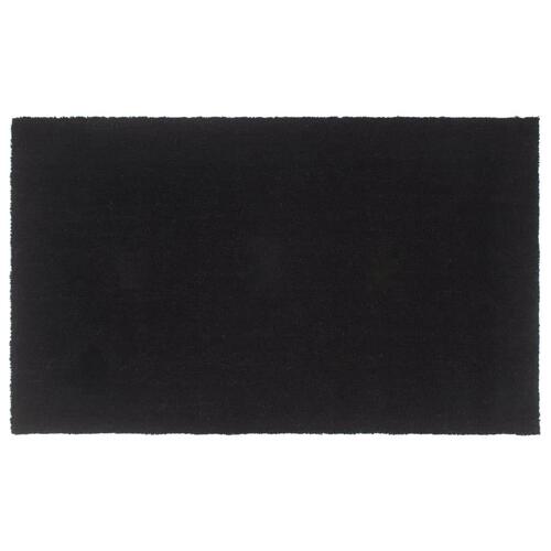 Dørmåtte 90x150 cm tuftet coir sort