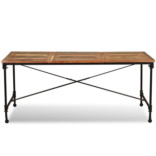 Spisebord 180 cm massivt genbrugstræ