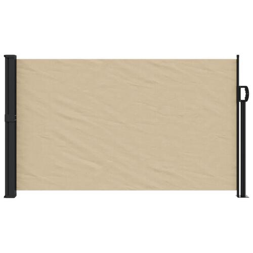 Sammenrullelig sidemarkise 120x500 cm beige