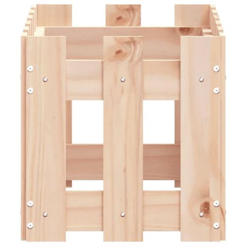 Plantekasse med stakitdesign 60x30x30 cm massivt fyrretræ