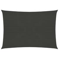 Solsejl 4x5 m 160 g/m² HDPE antracitgrå