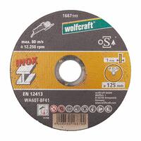 Skæreskiver Wolfcraft 8463000 Ø 125 mm (10 enheder)