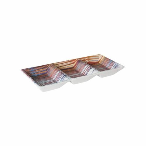 Snack bakke La Mediterránea Boreal 3 Rum 25 x 11 x 3 cm (24 enheder)