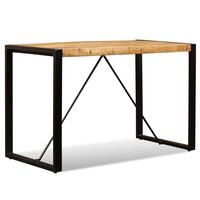 Spisebord i massivt ru mangotræ 120 cm