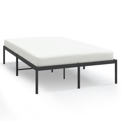 Sengeramme 135x190 cm metal sort