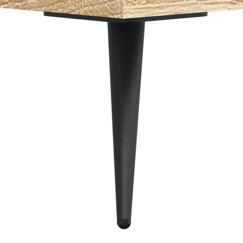 Højskab 69,5x34x180 cm konstrueret træ sonoma-eg