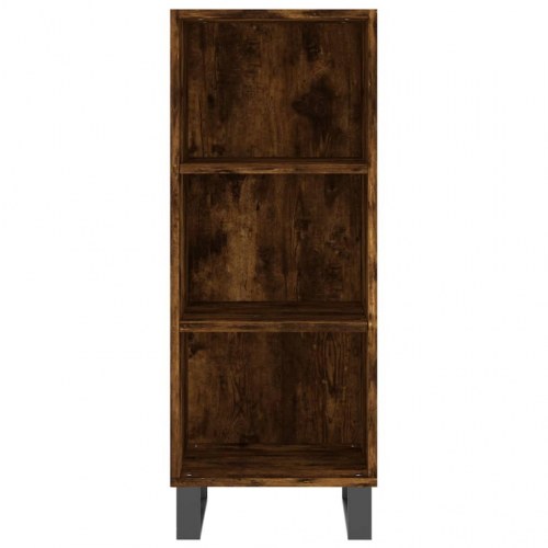 Højskab 34,5 × 34 × 180 cm i konstrueret træ - røget egetræ