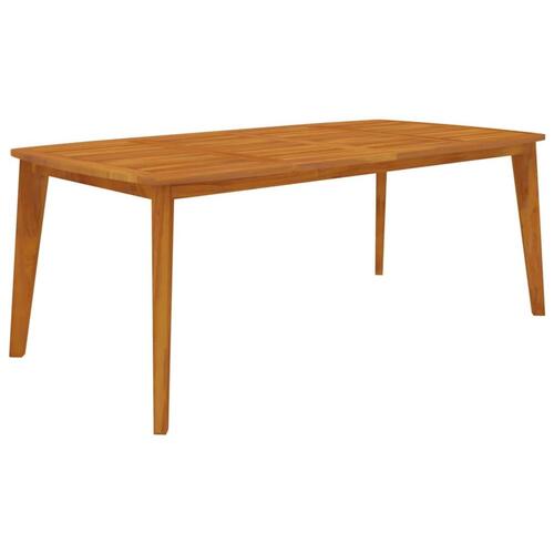Havebord 200x100x75 cm massivt akacietræ