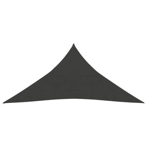 Solsejl 4x5x5 m 160 g/m² HDPE antracitgrå