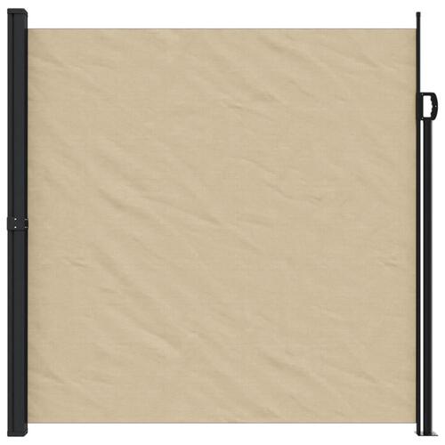 Sammenrullelig sidemarkise 200x300 cm beige