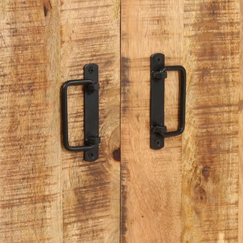 Bogreol i 4 niveauer 80 x 30 x 180 cm ru mangotræ