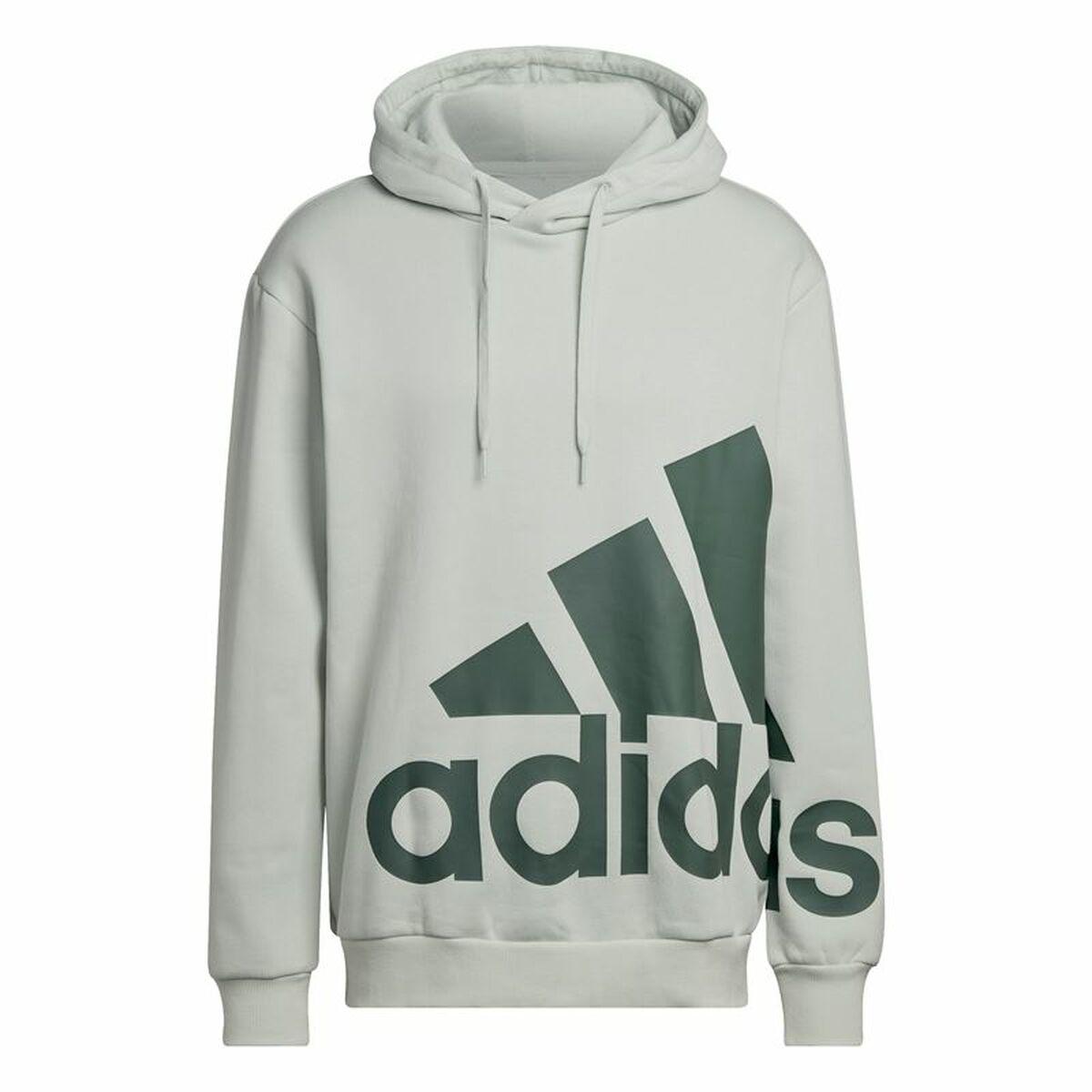 Hættetrøje til Mænd Adidas Essentials GL Hvid XL