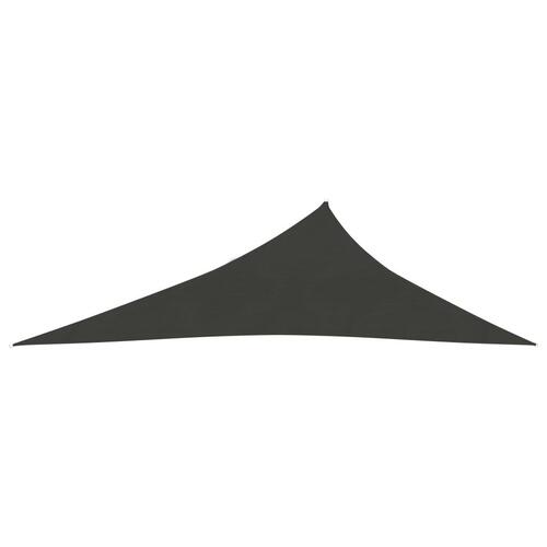 Solsejl 4x5x6,8 m 160 g/m² HDPE antracitgrå