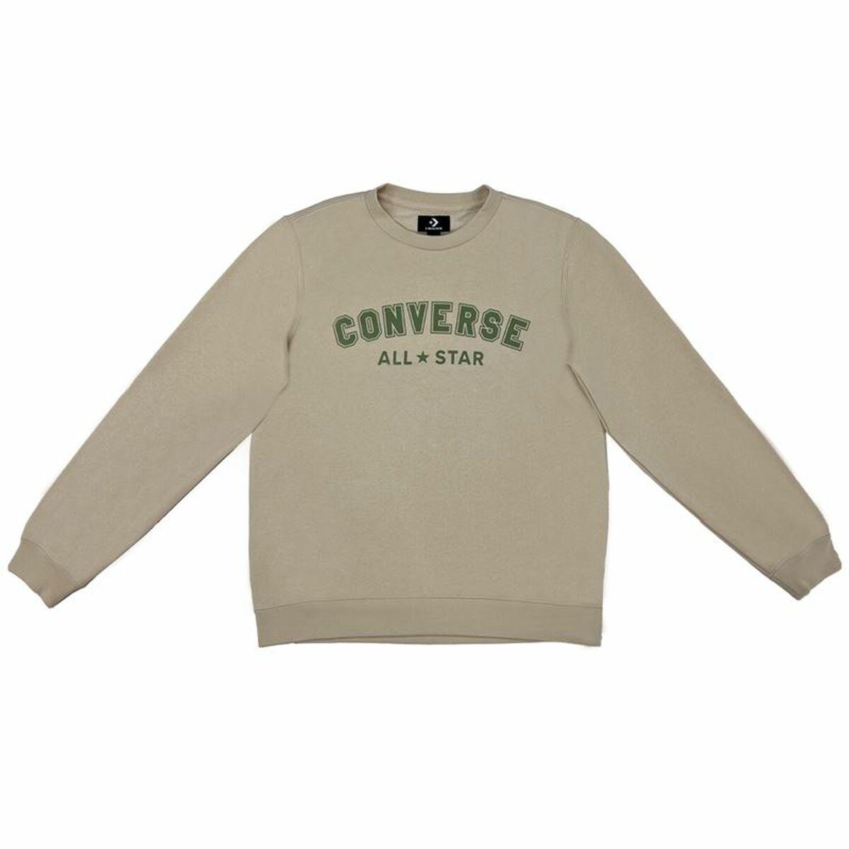 Sweaters uden Hætte til Mænd Converse Classic Fit All Star Single Screen Brun M