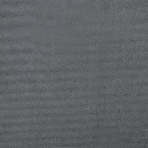 Hundeseng 90x53x30 cm velour mørkegrå