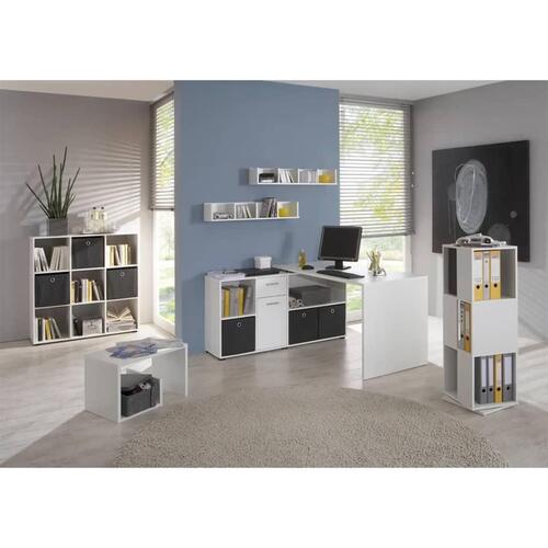sofabord 2-i-1 59,1 x 35,8 x 37,8 cm hvid