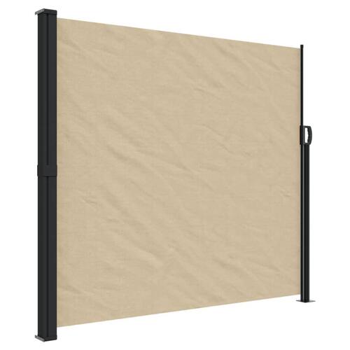 Sammenrullelig sidemarkise 180x600 cm beige