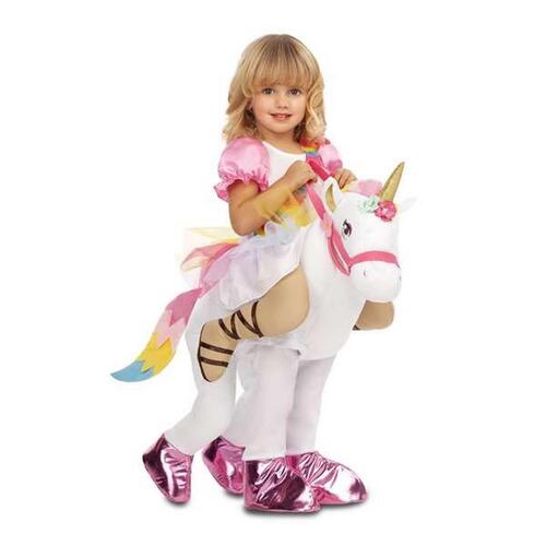 Kostume til børn Ride-On Prinsesse Enhjørning 3-4 år