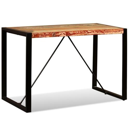 Spisebord 120 cm massivt genbrugstræ
