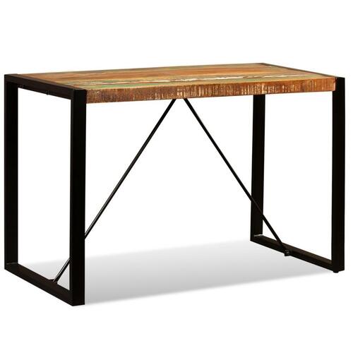 Spisebord 120 cm massivt genbrugstræ
