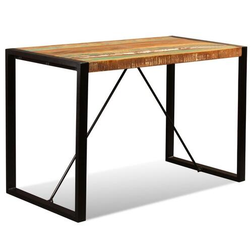 Spisebord 120 cm massivt genbrugstræ