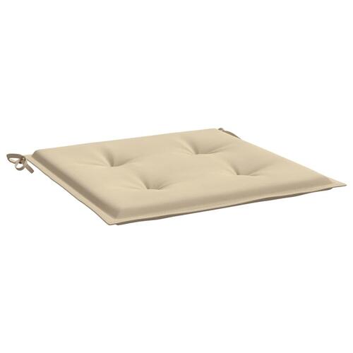 Hynder til havestol 6 stk. 40x40x3 cm oxfordstof beige