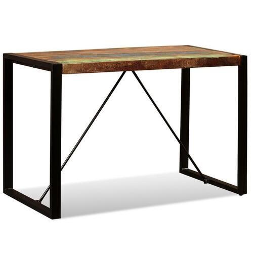 Spisebord 120 cm massivt genbrugstræ