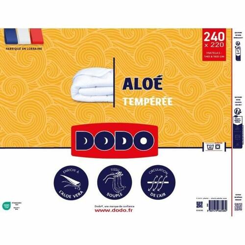 Dyne DODO Aloe Hvid 300 g/m² 220 x 240 cm (Dobbelt seng)