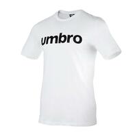 Kortærmet T-shirt til Mænd Umbro LINEAR 65551U 13V Hvid L