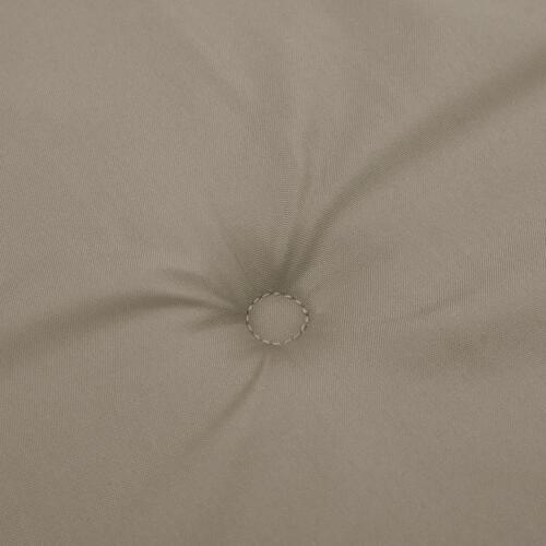 Hynder til havestol 6 stk. 40x40x3 cm oxfordstof gråbrun
