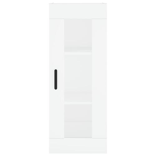 Skab 34,5x34x180 cm konstrueret træ hvid