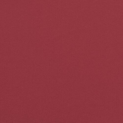 Hynder til havestol 6 stk. 40x40x4 cm oxfordstof vinrød