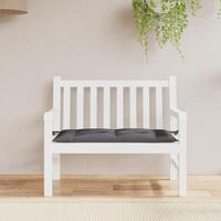 Hynde til havebænk 100x50x7 cm oxfordstof antracitgrå