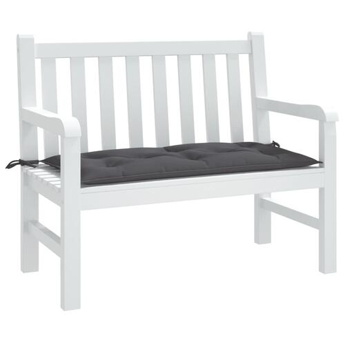 Hynde til havebænk 100x50x7 cm oxfordstof antracitgrå (OUTLET A)