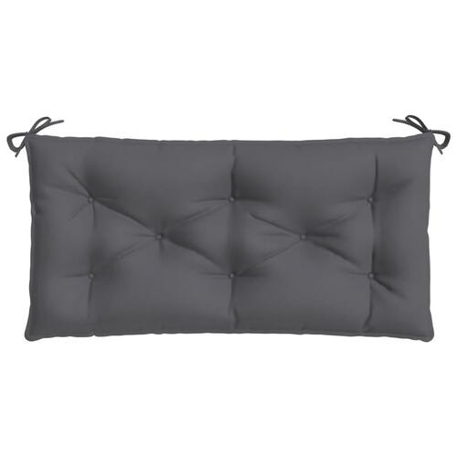 Hynde til havebænk 100x50x7 cm oxfordstof antracitgrå (OUTLET A)