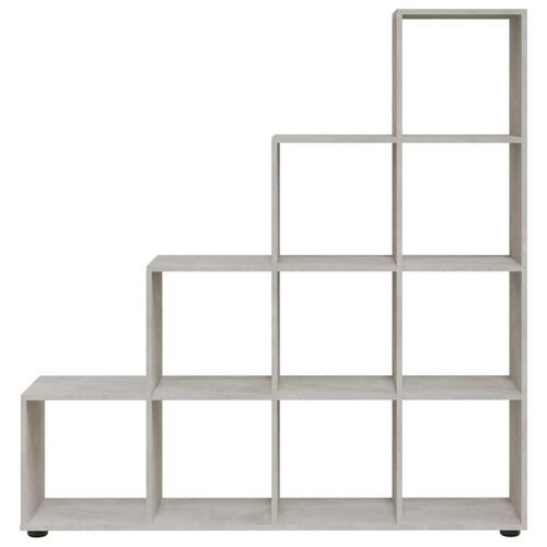 Trappereol 142 cm konstrueret træ Betongrå