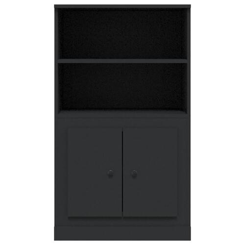 Skænk 60x35,5x103,5 cm konstrueret træ sort