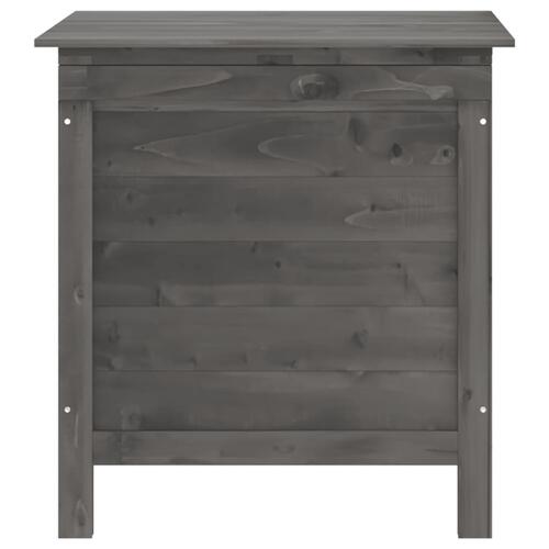 Udendørs opbevaringsboks 50x49x56,5 cm massivt grantræ antracit