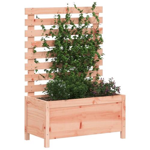 Plantekasse med stativ 79x39,5x114 cm massivt douglasgran