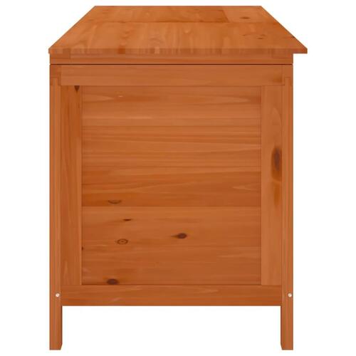 Opbevaringsboks til haven 150x50x56,5 cm massivt grantræ brun