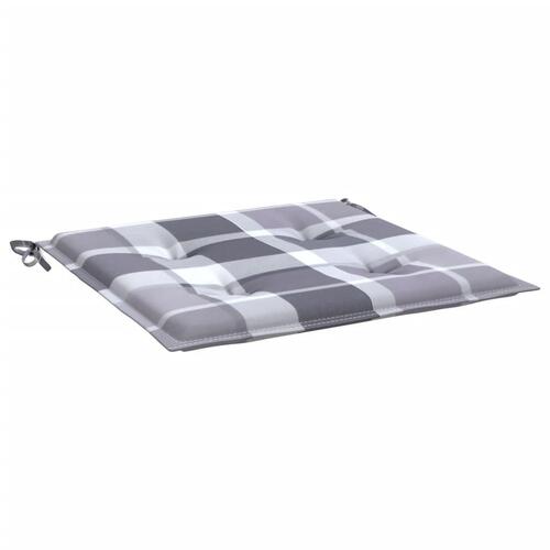 Hynder til havestol 2 stk. 40x40x3 cm oxfordstof gråternet